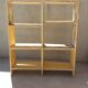 Patinated workshop storage cabinet