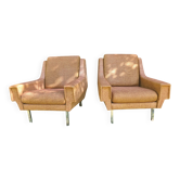 Paire de fauteuils des années 50