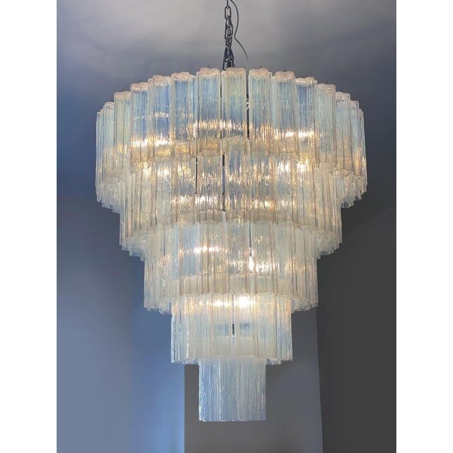 Contemporary murano glass chandelier