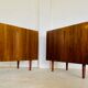 Vintage Danish mid-century matching rosewood sideboards 1960s