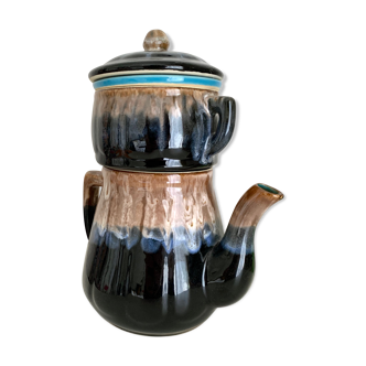 Glazed teapot