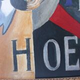 Peinture cubiste moderniste signée