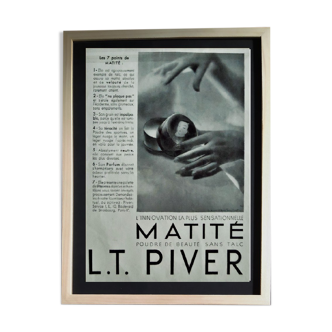 Publicité pour " L.T.Piver " 1930's