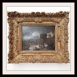 Tableau peinture Flamands du XVI ème siècle - Peinture à l'huile sur bois