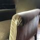 Napoleon lll velvet armchair