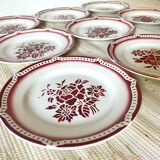 Digoin Cévennes dessert plates