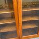 Louis Philippe style solid wood display cabinet from the 20th century