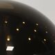 Space Age pendant chandelier smoked plexiglass & aluminum 1970s