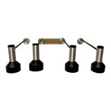 Set of 4 large wall lamps 65 cm design 1950.