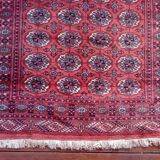 Handmade Turkmen Bukhara rug 172x116cm