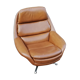 Vintage brown hull chair