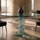 Vintage twisted glass table from the 90s.