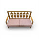 "José" canapé in solid oak by Guillerme & Chambron for Votre Mais.