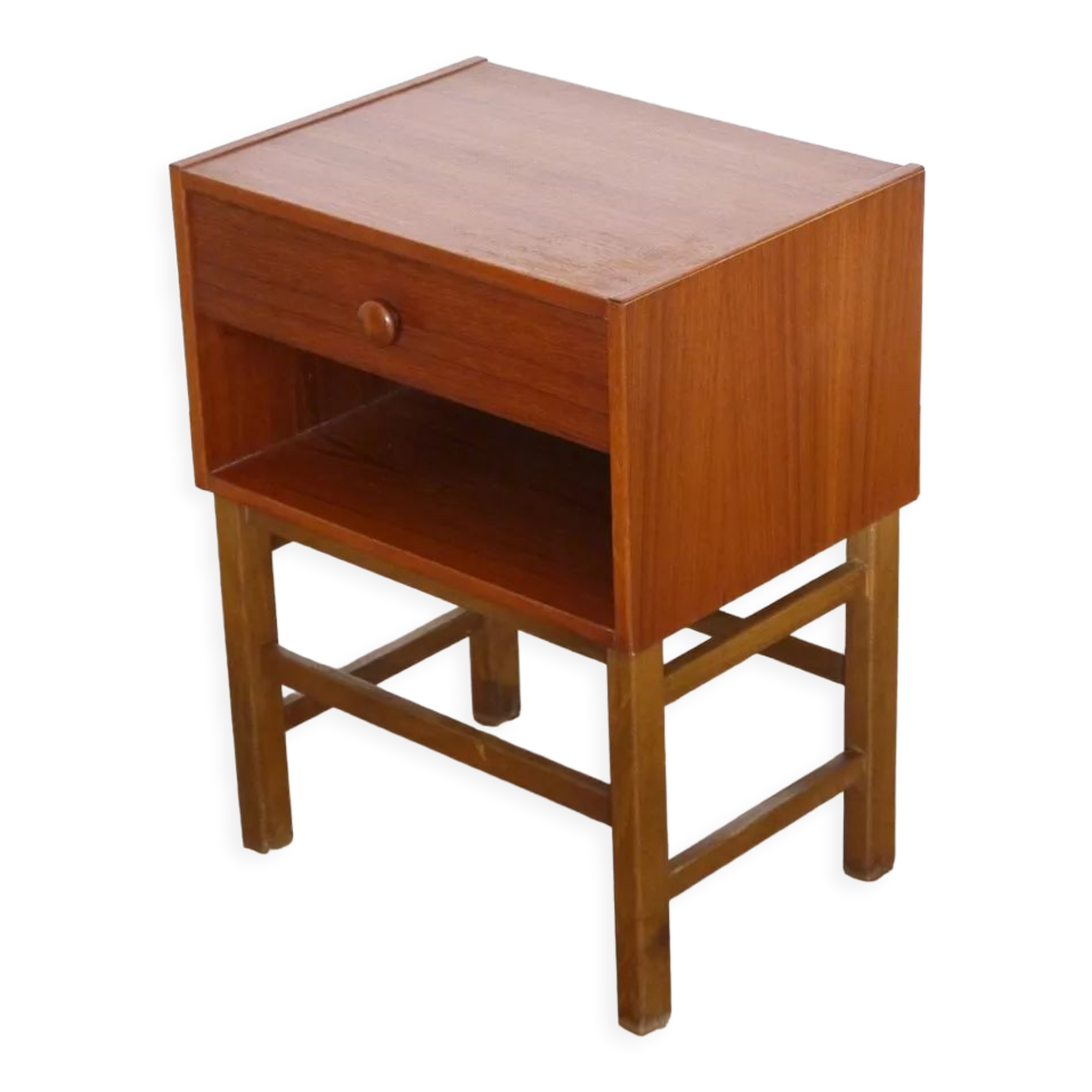 Meuble d'appoint vintage scandinave en teck 1960