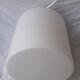 Suspension en opaline blanche Lita
