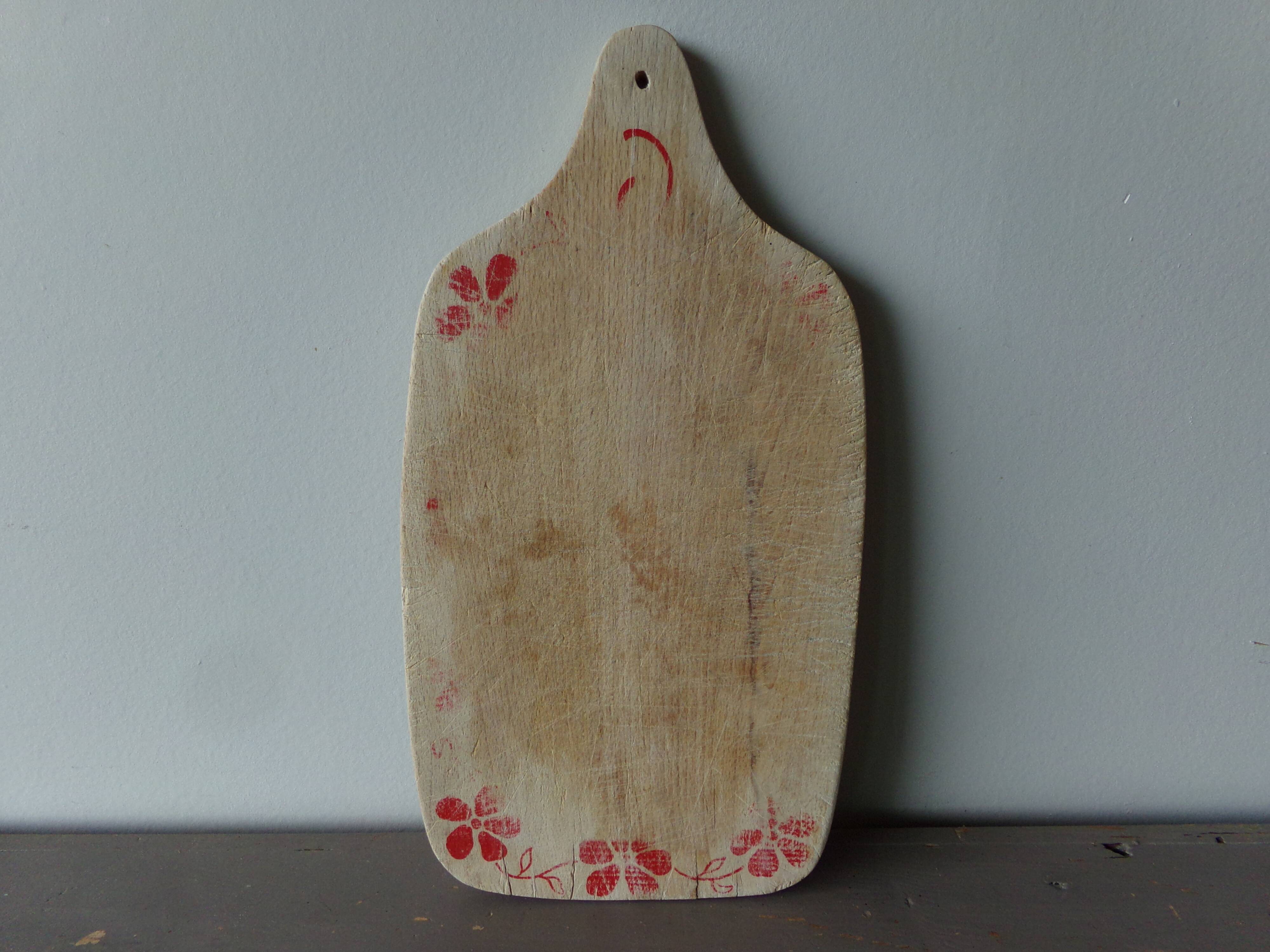 Planche à découper fleurie