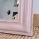 Powder pink Louis Philippe mirror