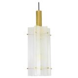 Murano glass ice pendant by Limburg, Germany, 1970s