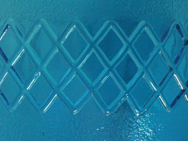 Vintage glass vase from the 70s