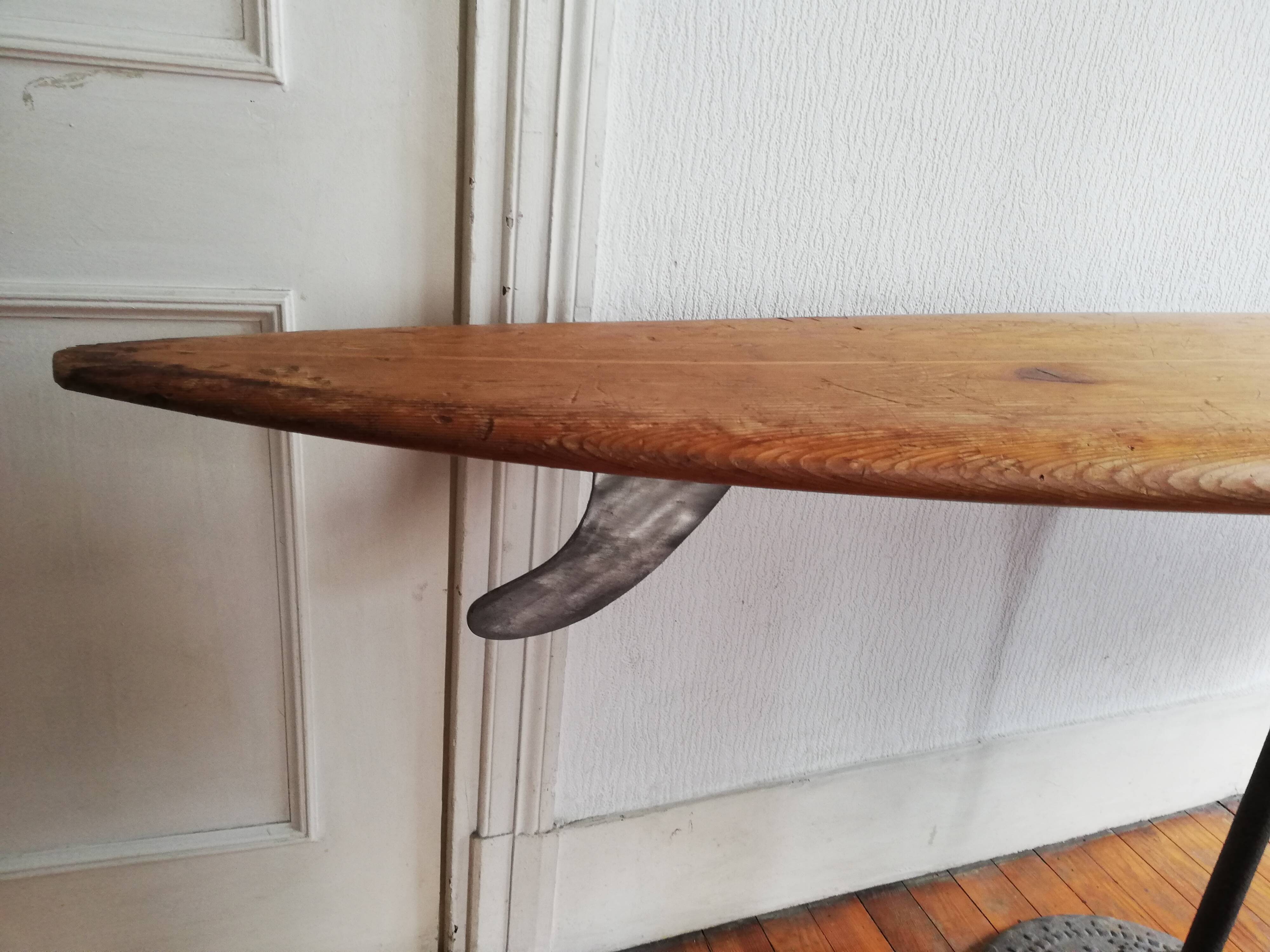 Former wooden surfboard 80