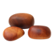 Set of three wooden paperweights 70s