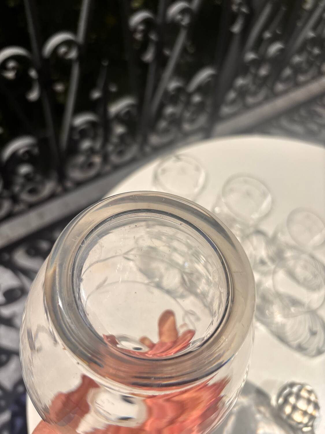 Porto service Baccarat 7p. M. Longchamp