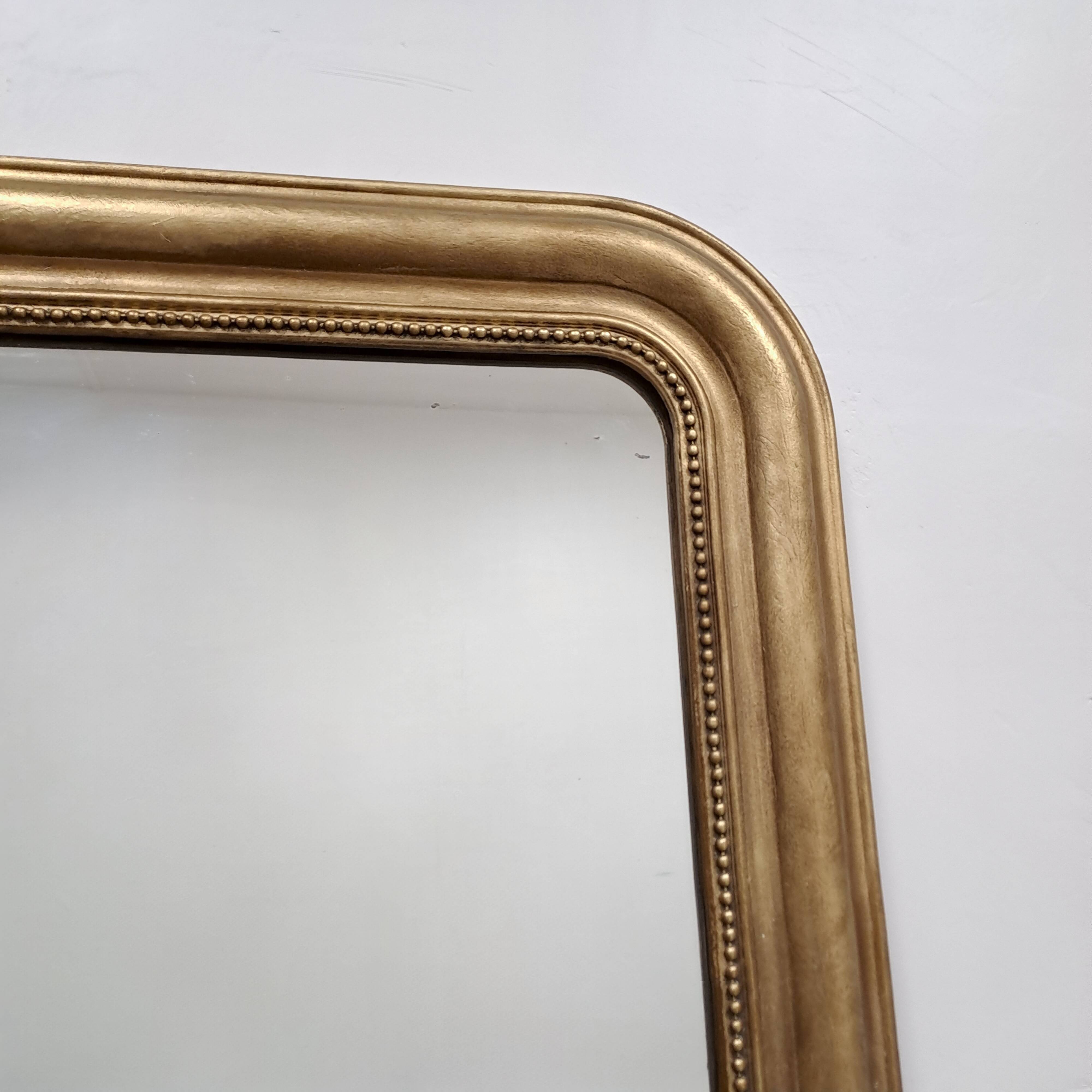 Antique Louis Philippe period gilded mirror