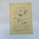 Gravure botanique papillons double face planche naturaliste Eau forte