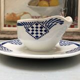 Saucière signed Moulin des Loups Hamage Orchies Nord France model Pantin