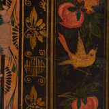 Antique oriental trunk in dark tones (c.1900) #4