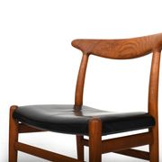 Lot de 6 chaises Hans J. Wegner W2 C.M.Madsen années 1950