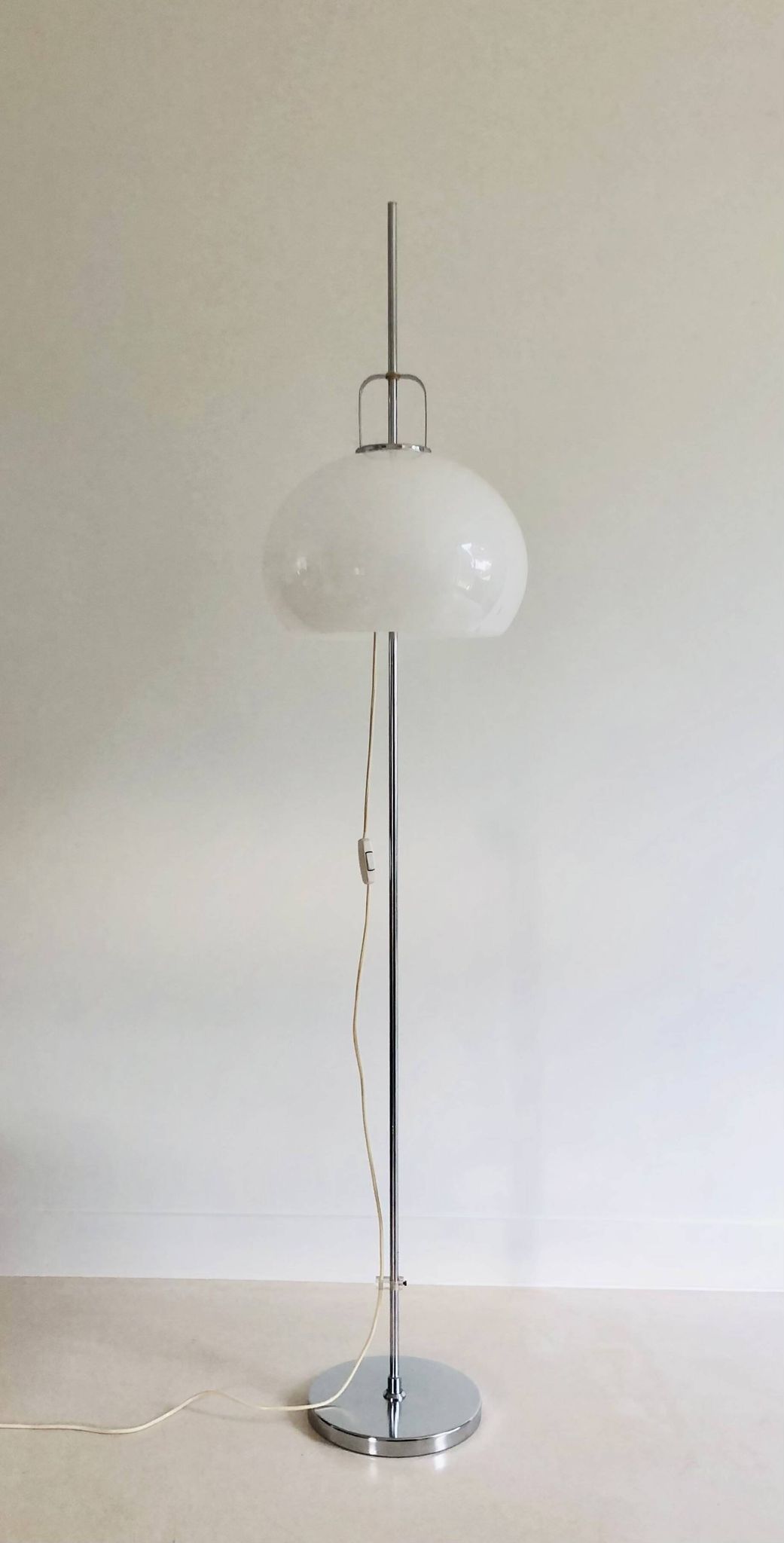 Vintage "Lucerna" floor lamp by Harvey Guzzini for Meblo, Italy 1970s