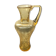 Former Carafe Glass Blown Yellow Cracked - Anse Decoration Vintage Kitchen