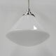 Art Deco school lamp with white glass shade