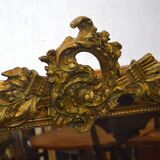 Golden mirror style Louis XV 110x81cm