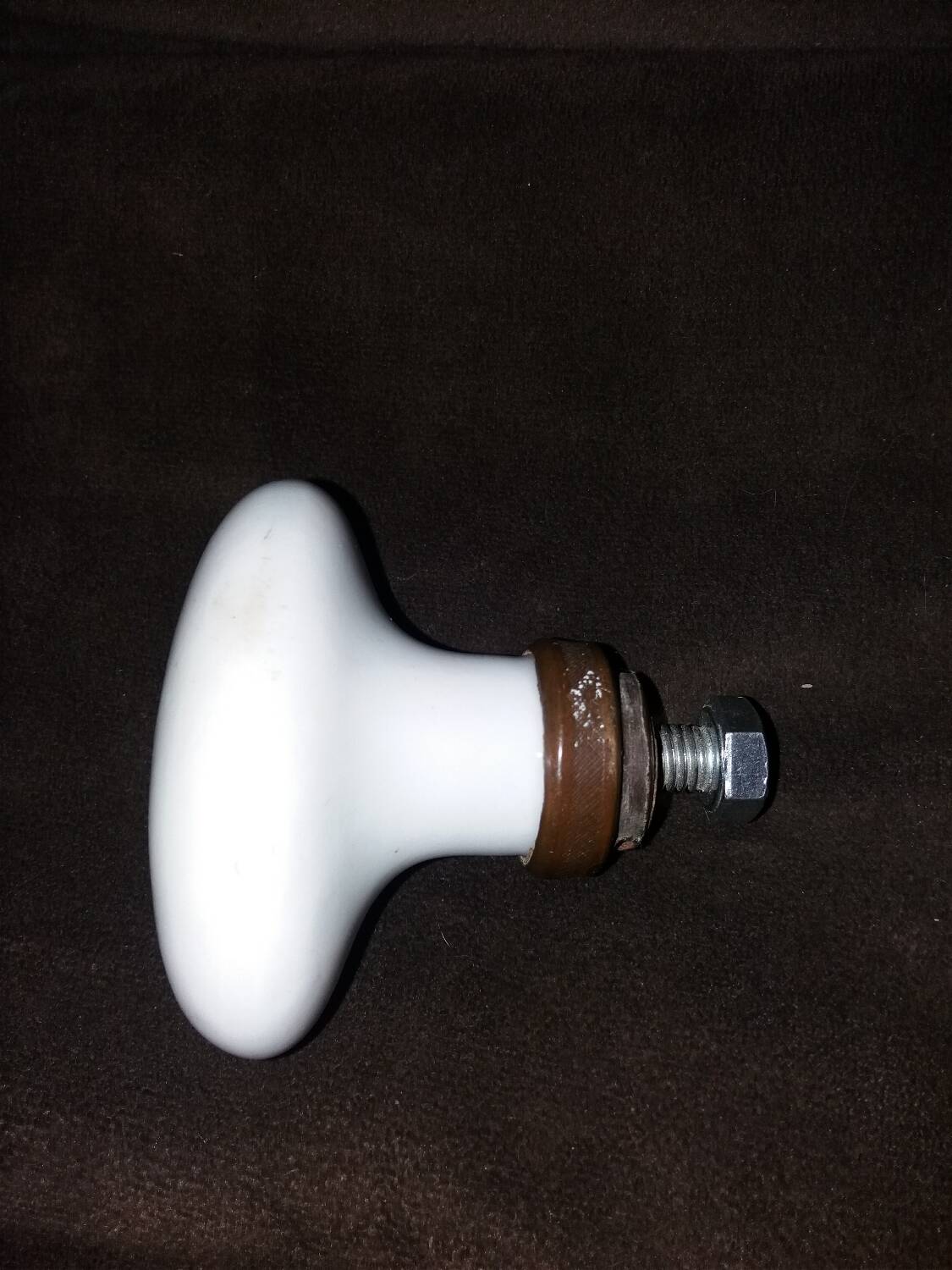 Porcelain door knob handles