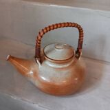 Glazed stoneware teapot
