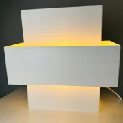 Geometric Wall Lamp By J.J.M. Hoogervorst For Anvia Nederland, The Netherlands, 1960S