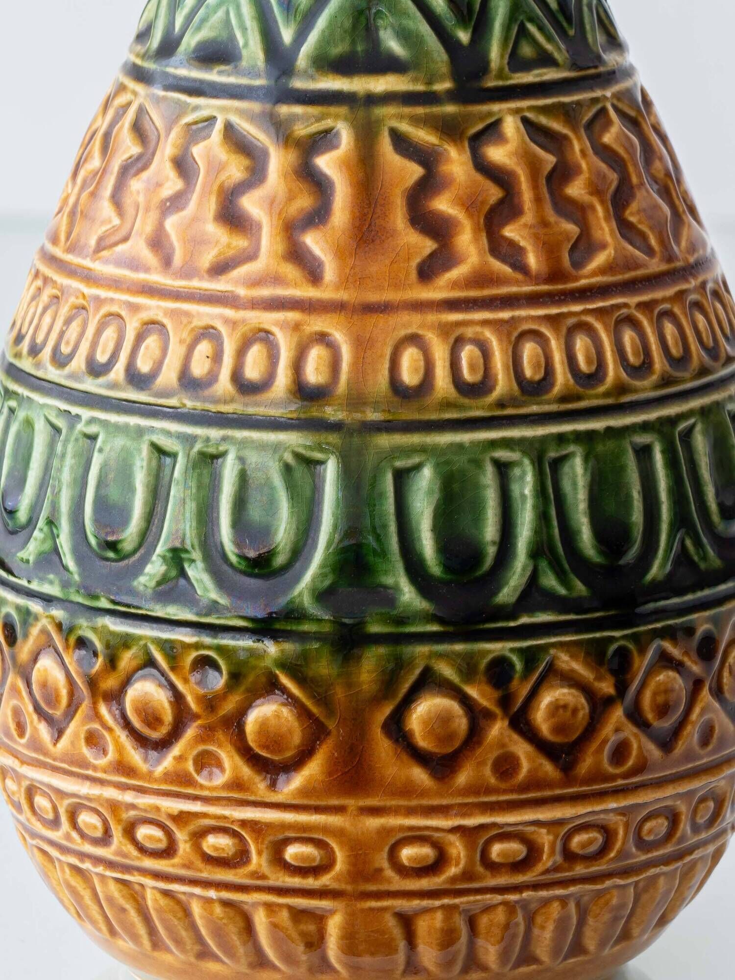 Bay Keramik Ceramic Table Lamp, Bitossi Style, circa 1960s-1970s