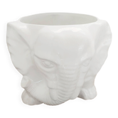 Elephant-shaped cache-pot • Ceramic
