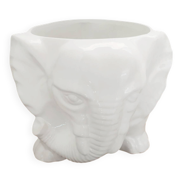 Cache-pot éléphant zoomorphe • Céramique