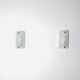 Murano Ice Frosted Glass Wall Lamps By Kalmar Franken, Austria Circa 1960S