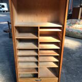 Furniture binder with oak curtain