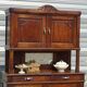 Buffet de cuisine, vaisselier ancien en noyer