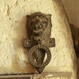 Lion door knocker