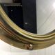 Brass porthole wall mirror Deutsche Werkstätten 1950’s