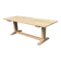 Grande Table de Monastère décapée en chêne massif brut 225cm