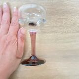 Set of 3 stemmed glasses