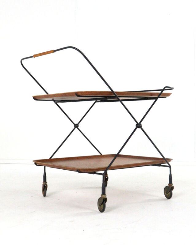 Paul Nagel for JIE Gantofte trolley - mid century design