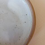 4 grey stoneware tapas plates